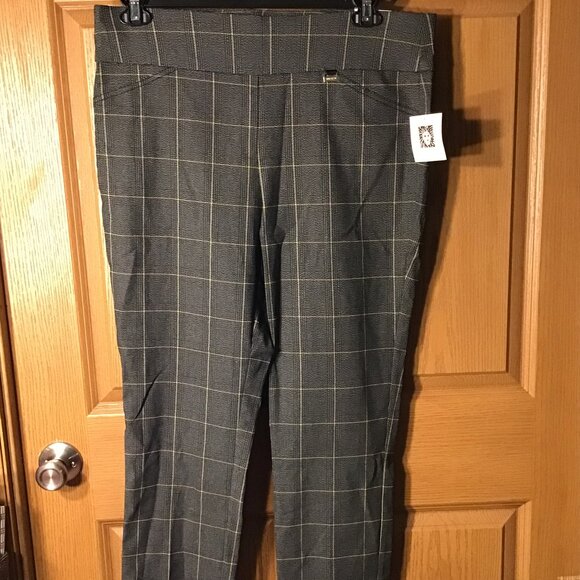 Anne Klein Checkered Dress Pants - Picture 1 of 2